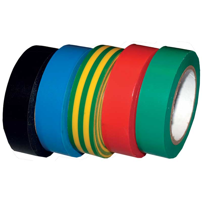 PVC elektro páska š.15mm x 10m zelená