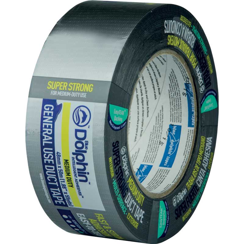 Textilní páska zesílená STANDARD š.48mm x 50m stříbrná